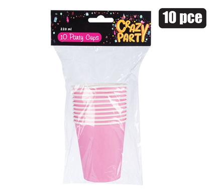 PARTY CUPS PINK 10PC product image