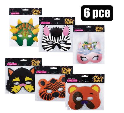 PARTY MASK ANIMAL 6PC product image