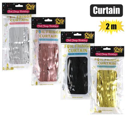 PARTY TINSEL BACKDROP CURTAIN 1x2m product image