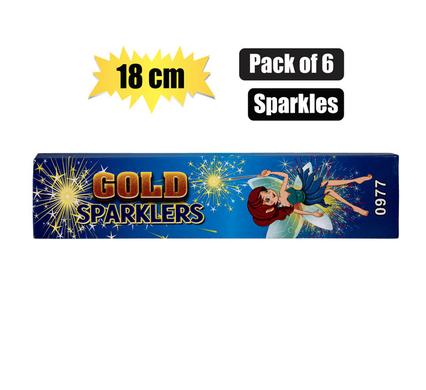 PARTY SPARKLERS 18cm PACK OF 6 product image