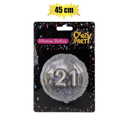 BALLOON HELIUM FOIL MS 21 45cm F-01 product image