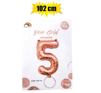 BALLOON HELIUM FOIL ROSE G 5 102cm F-04 product image