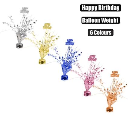 HELIUM BALLOON WEIGHT HAPPY BIRTHDAY product image