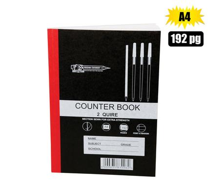 BOOK HARD-COVER A4 192-PAGE 2-QUIRE product image