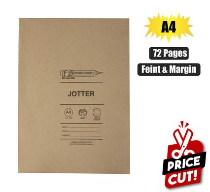 BOOK SOFT-COVER A4 72PG JOTTER F/M product image