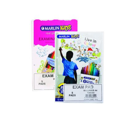 BOOK EXAM-PAD 80-SHEETS PUNCHED product image