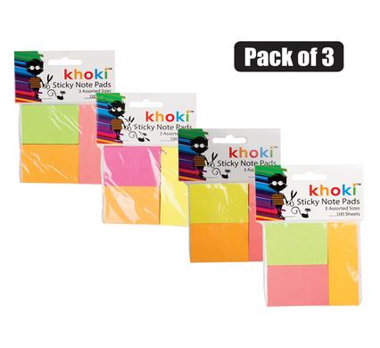 NOTE-PAD SELF-STICK FILE MARKERS 3PK product image
