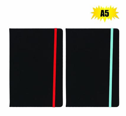 NOVELTY NOTEBOOK W/COLOR ELASTIC BAND A5 product image