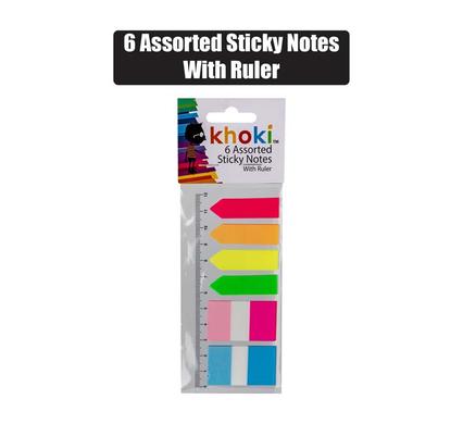 NOTE-PAD SELF-STICK ARROW/FLAP & RULER product image