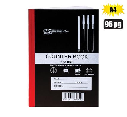 BOOK HARD-COVER A4  96-PAGE 1-QUIRE product image