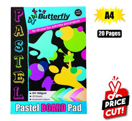 PAPER A4 160GSM 20 SHEETS PASTELS product image