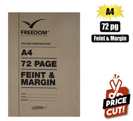 BOOK SOFT-COVER A4 72PG COLLEGE F/M product image