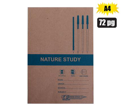 BOOK SOFT-COVER A4 72PG NATURE STUDY F/M product image