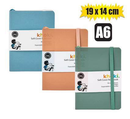NOVELTY NOTEBOOK PU SOFTCOVER A6 9x14cm product image