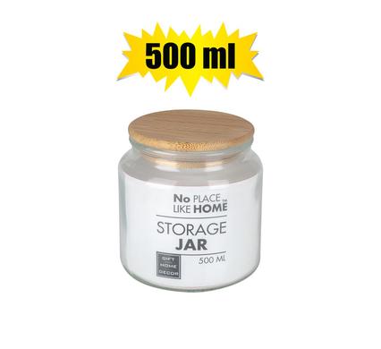 STORAGE-JAR GLS 500ml BAM 10x10cm product image