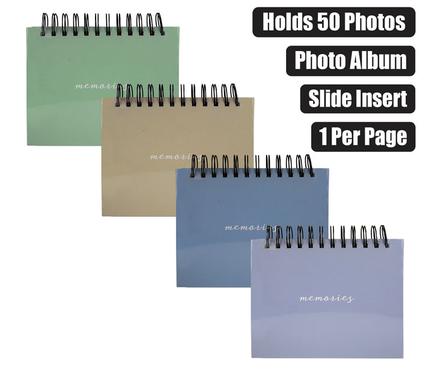 PHOTO ALBUM 50-PHOTO PLAIN ASSTD product image