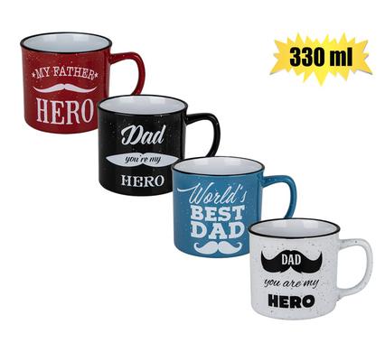 MUG OCCASIONS DAD ENAMEL LOOK 330ml product image