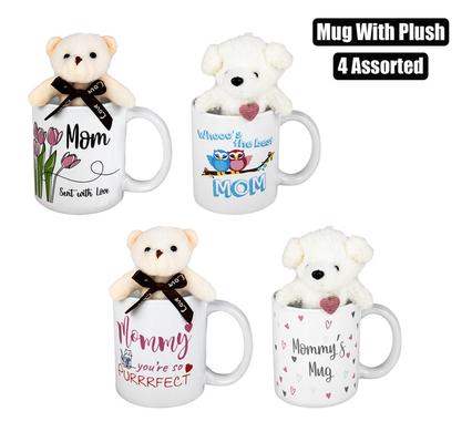 MUG OCCASIONS MOM W/PLUSH ASSTD product image