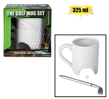 MUG OCCASIONS NOVELTY GOLF W/PEN 325ml product image