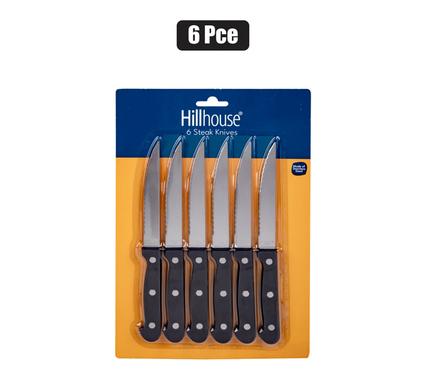 KNIFE-SET 6PC SERRATED         HILLHOUSE product image