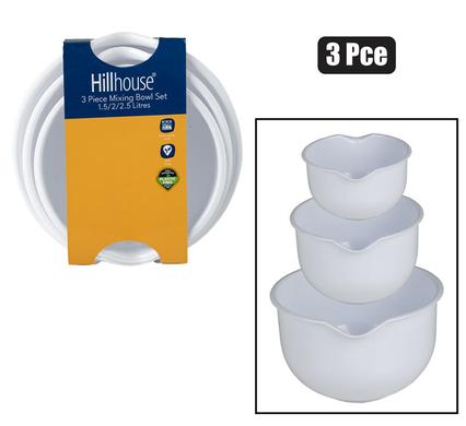 MIXING BOWLS SET PLASTIC 1.5L/2L/2.5L product image