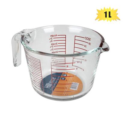 MEASURING-JUG GLASS 1L HILLHOUSE product image