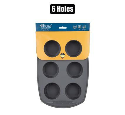 BAKEWARE SILICONE CUP-CAKE PAN 6-HOLE product image