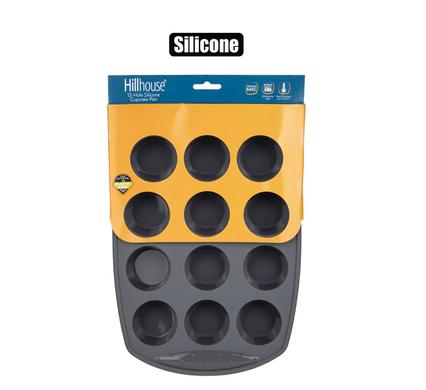 BAKEWARE SILICONE CUP-CAKE PAN 12-HOLE X product image