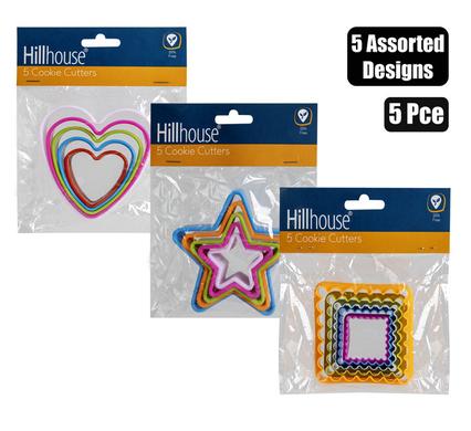 COOKIE-CUTTERS PL 5PC ASSORTED H/H product image