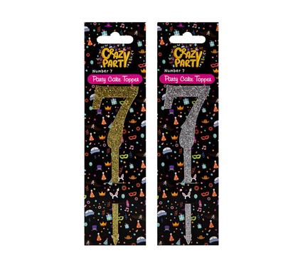 CAKE TOPPER-BIRTHDAY NUMBER 7 1PC product image