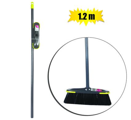 BROOM GREY/LIME 1.2m HANDLE W/BUMPER product image