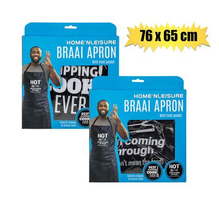 APRON PRINTED BBQ GIFT BOX 76x65cm product image
