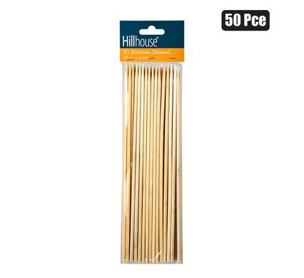 SKEWERS BAMBOO 25cm  50PCE 4mm H&L product image
