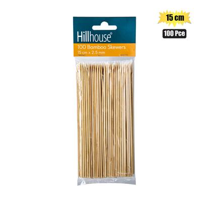 SKEWERS BAMBOO 15cm 100PCE 2.5mm     H&L product image