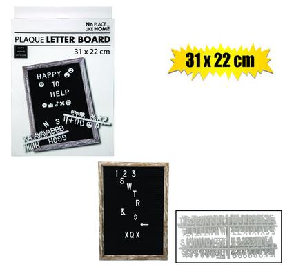 PLAQUE PL LETTER BOARD 31X22CM product image