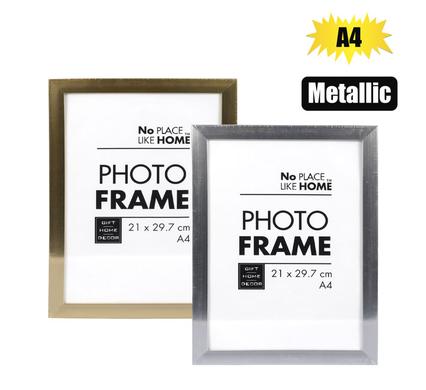 PICTURE-FRAME PL METALLIC A4 CERT ASSTD product image