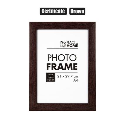 PICTURE-FRAME CERTIFICATE PL MAHOGANY product image