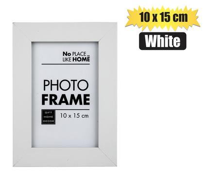 PICTURE-FRAME MDF 10x15cm WHITE product image