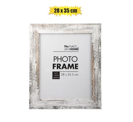 PICTURE-FRAME MDF WHITE STRESSED 28X35CM product image