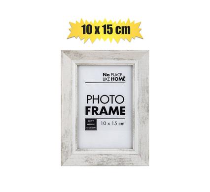PICTURE-FRAME MDF 10x15cm DUSTY WHITE product image
