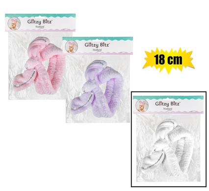 HAIR BAND ASSTD PASTEL DESIGNS 18cm product image