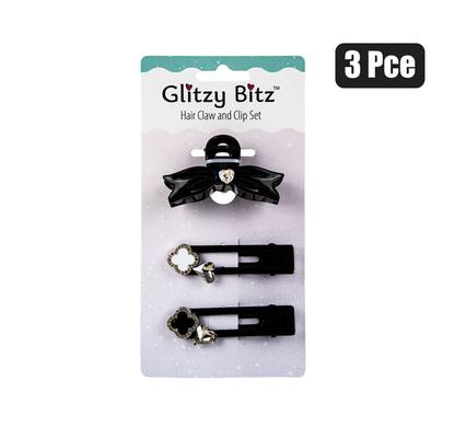 HAIR CLAW & CLIP SET 3PC product image
