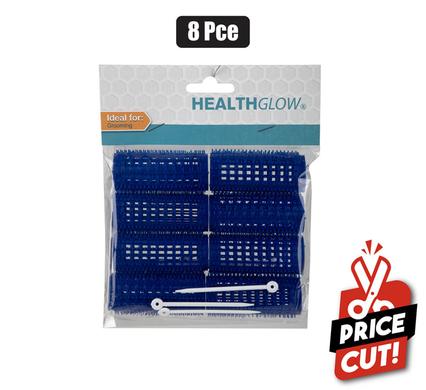 HAIR CURLERS PL 8PC MEDIUM BLUE product image