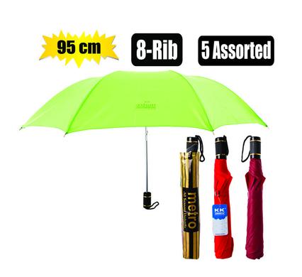 UMBRELLA LADIES MANUAL 8-RIB 95cm DIA product image