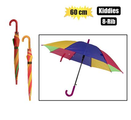UMBRELLA KIDDIES 8-RIB 4-TONE 60cm DIA product image