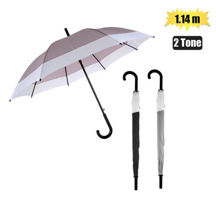 UMBRELLA 2-TONE AUTO 1.14m DIA product image