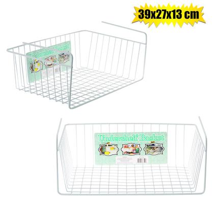 BASKET WIRE 39x27x13cm UNDER SHELF product image