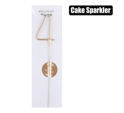 CANDLE BIRTHDAY SPARKLES NUMBER-4 product image