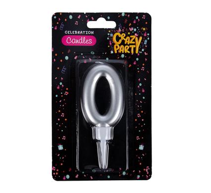 CANDLE BIRTHDAY LARGE FOIL NUMBER-0 product image