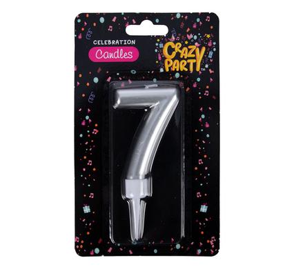 CANDLE BIRTHDAY LARGE FOIL NUMBER-7 product image